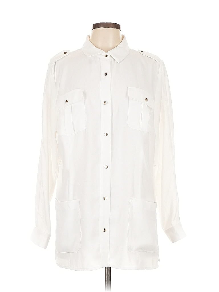 Pre-owned Chico's Jacket In White