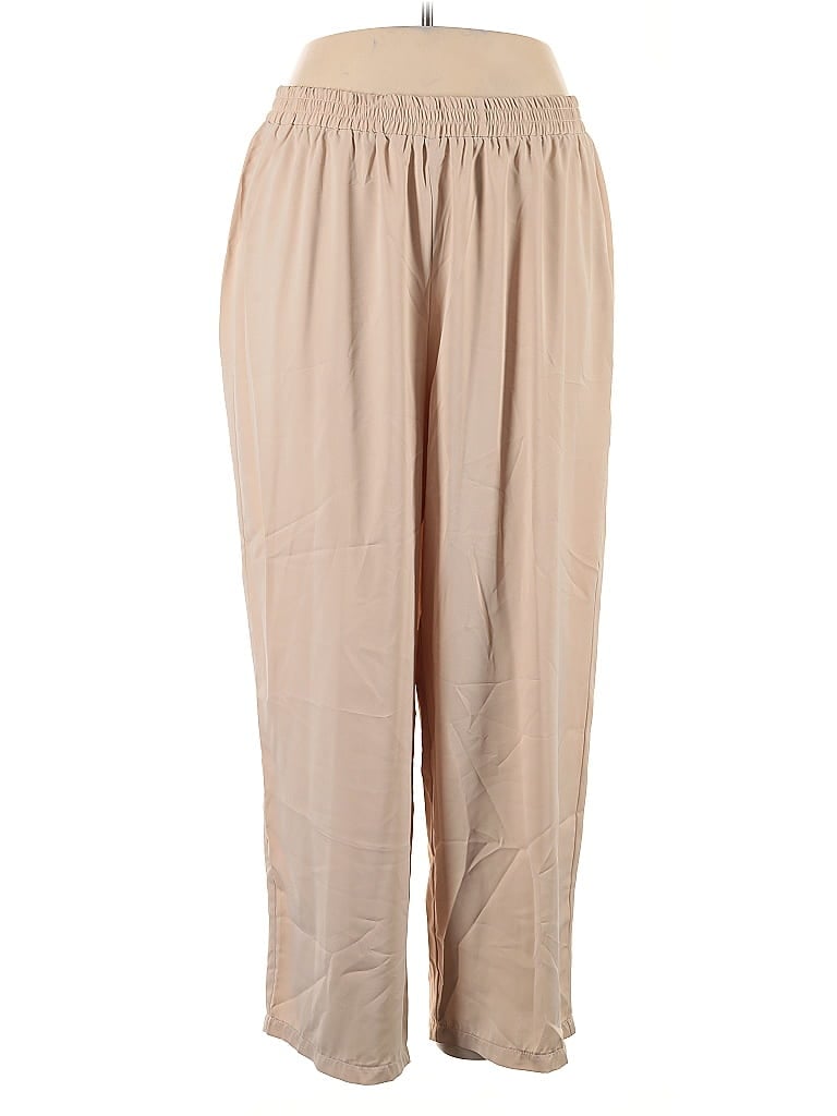 Pre-owned Shein Curve Casual Pants In Brown
