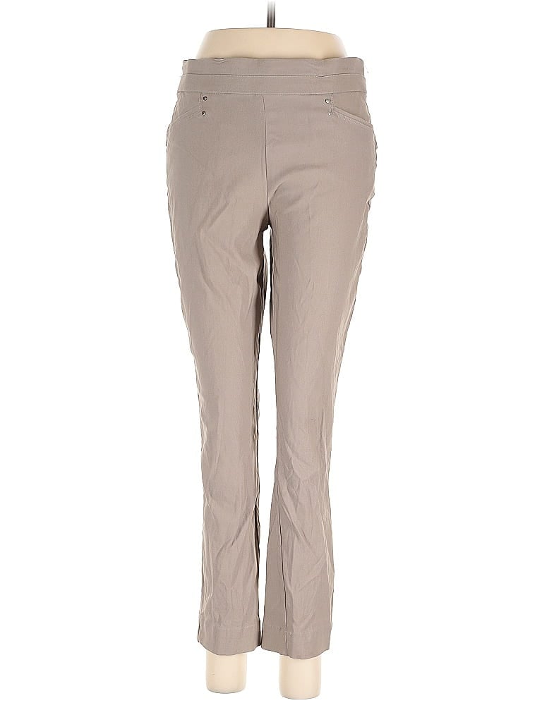 Pre-owned Violets & Roses Khaki Pant In Brown