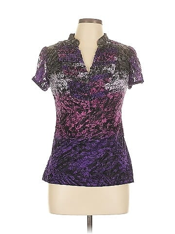 AB Studio Short Sleeve Blouse (view 1)