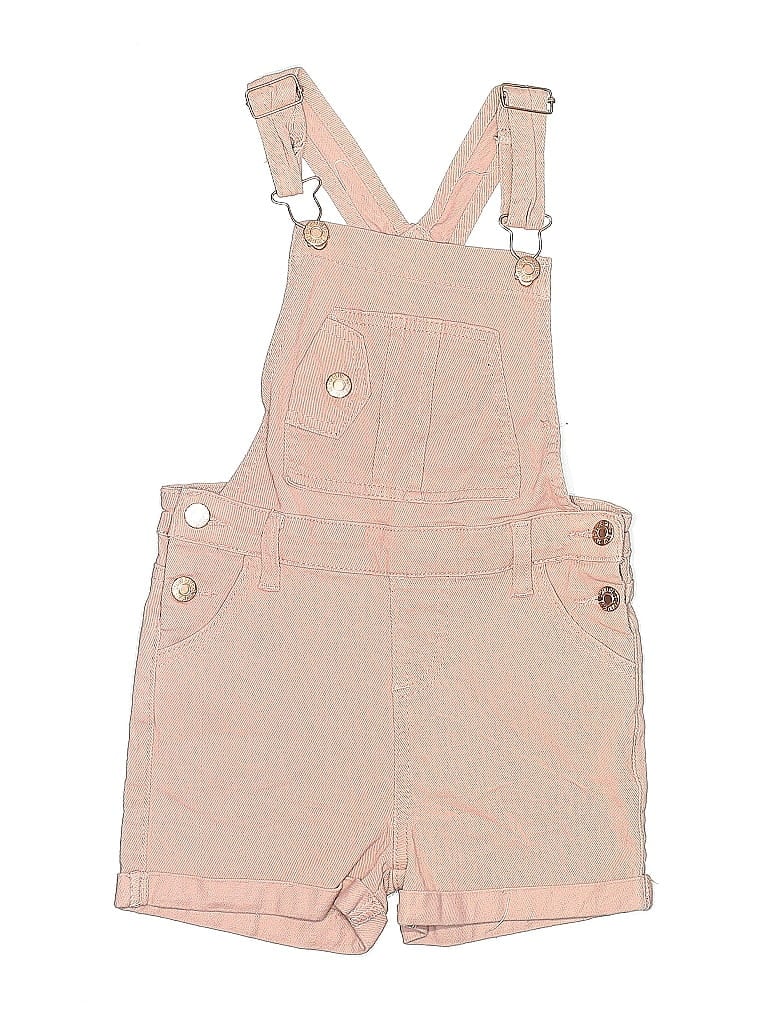 Pre-owned Assorted Brands Kids' Overall Shorts In Pink