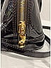 Louis Vuitton 100% Leather Black Burgundy Vernis Alma BB Amarante Satchel One size - photo 9