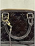 Louis Vuitton 100% Leather Black Burgundy Vernis Alma BB Amarante Satchel One size - photo 8