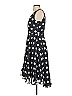 Ann Taylor 100% Polyester Polka Dots Black Casual Dress Size 0 - photo 5