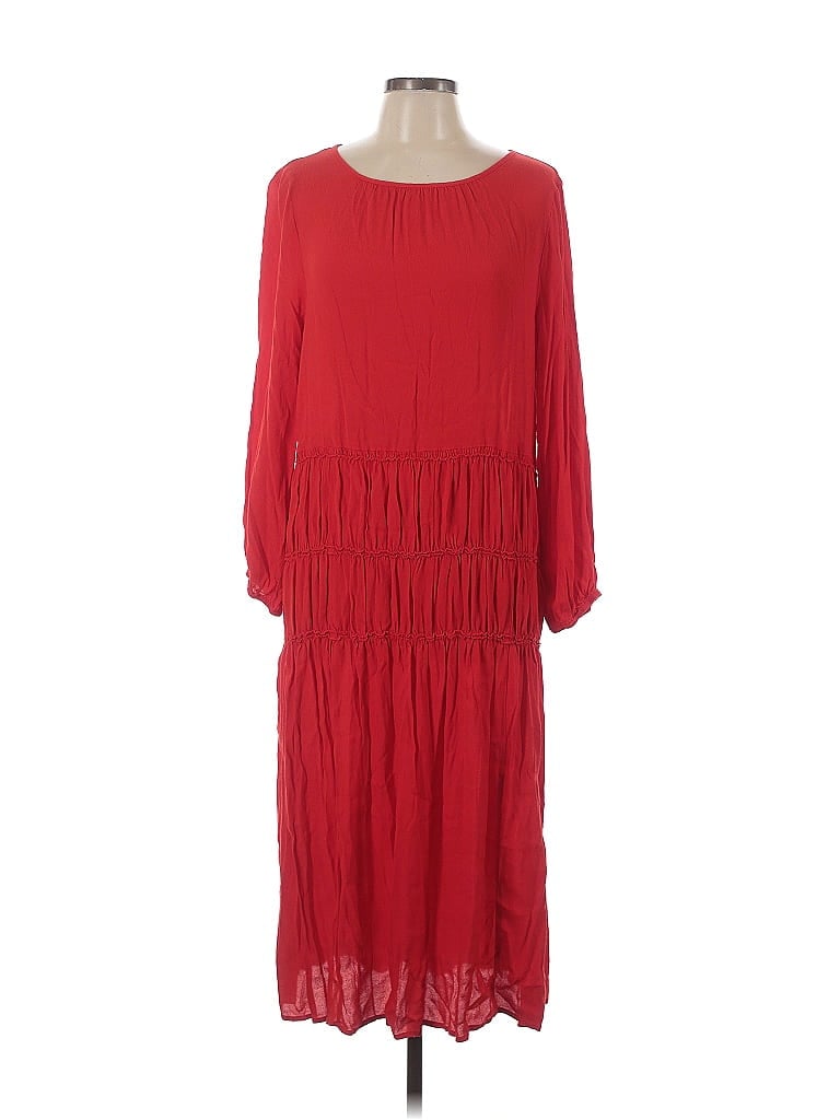 Pre-owned Be Stage Casual Dress In Red