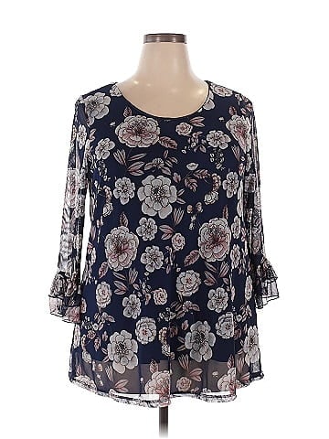 Papermoon 3/4 Sleeve Blouse (view 1)