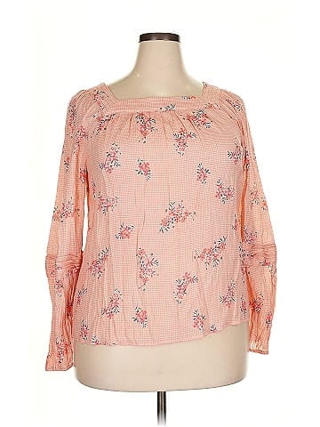 LC Lauren Conrad 3/4 Sleeve Blouse (view 1)