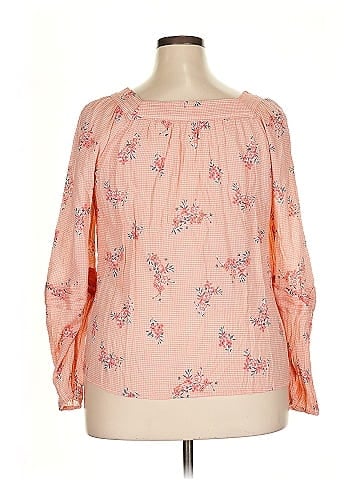 LC Lauren Conrad 3/4 Sleeve Blouse (view 2)