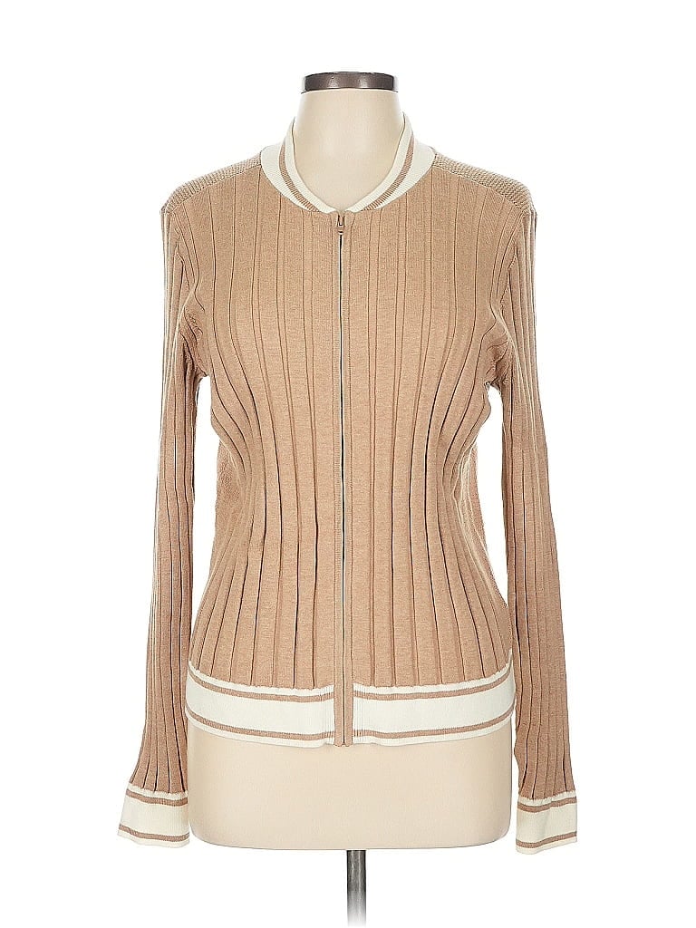 Click to view more detailed imagery on our partner's website Pre-owned Lands' End Cardigan Sweater In Brown