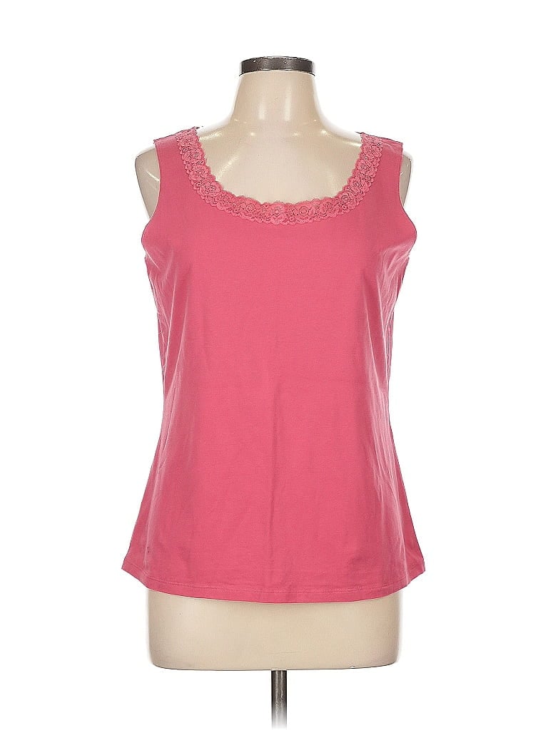 Pre-owned Van Heusen Sleeveless T-shirt In Pink