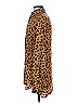 Rosetta Getty Animal Print Brown Long Sleeve Blouse Size 0 - photo 5