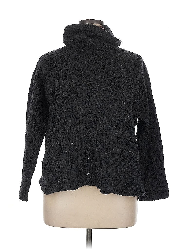 Pre-owned Gap Body Turtleneck Sweater In Black