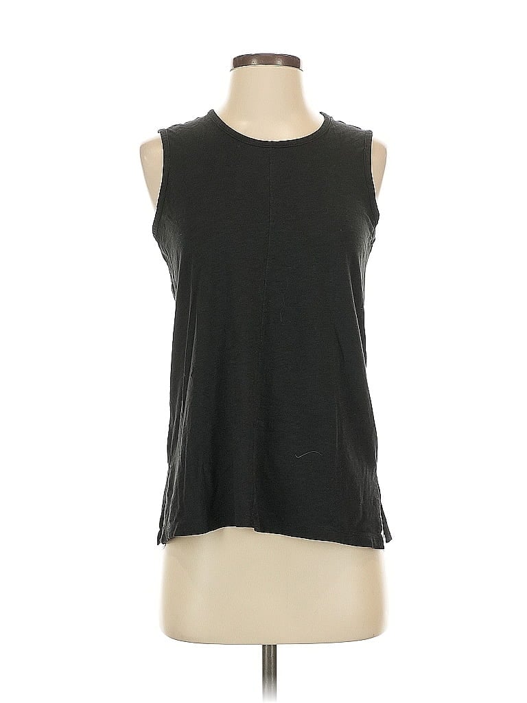 Pre-owned Max Studio Sleeveless T-shirt In Black