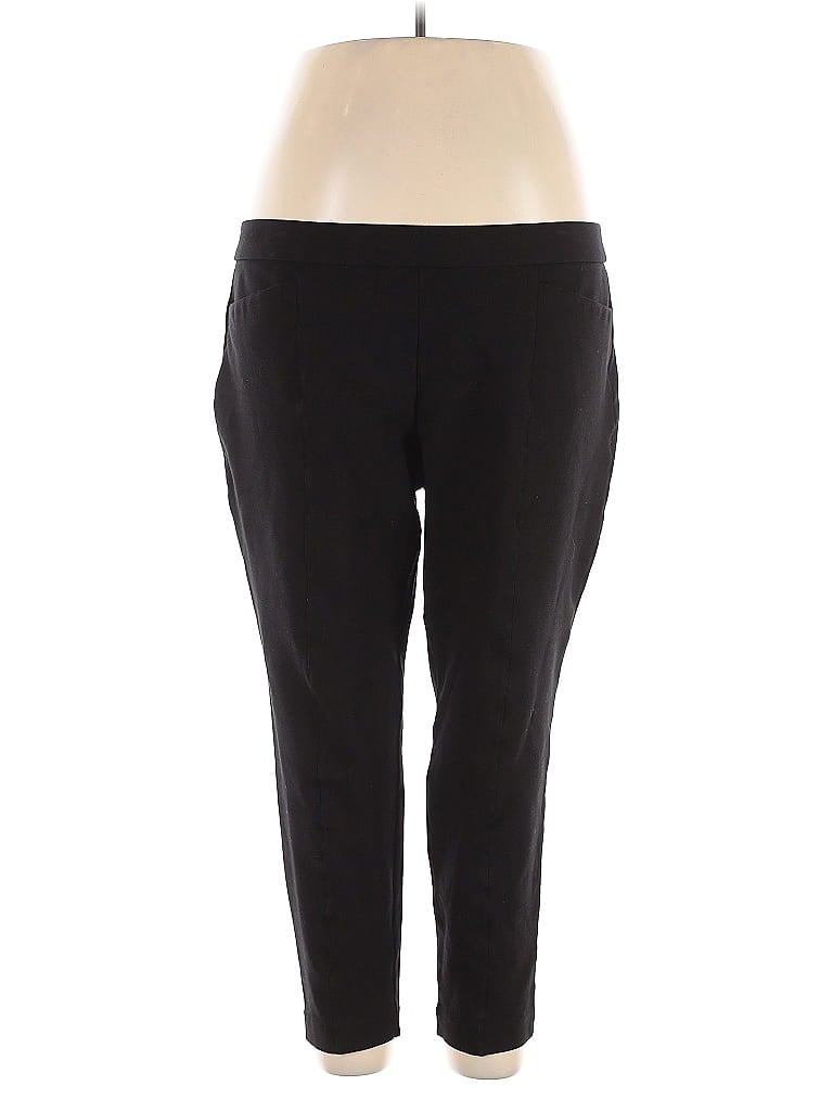 Pre-owned Anne Klein Active Pants In Black