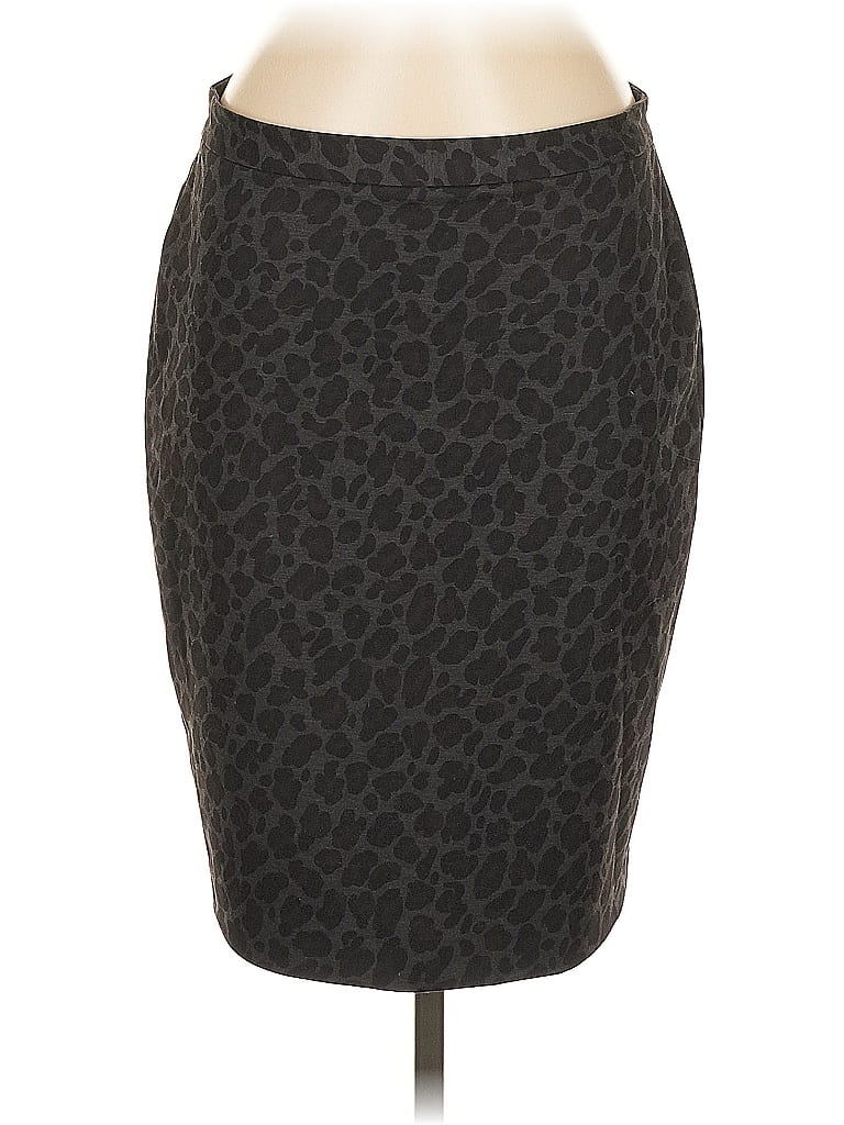 Pre-owned Ann Taylor Formal Skirt In Gray