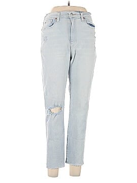 Hollister 100% Elastane Hearts Blue Jeans Size 25 waist