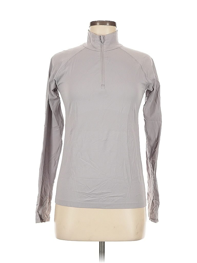 Pre-owned Athleta Long Sleeve T-shirt In Purple