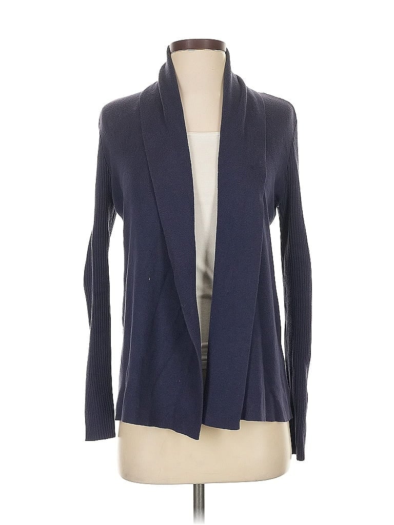 Pre-owned Banana Republic Factory Store Cardigan Sweater In Blue