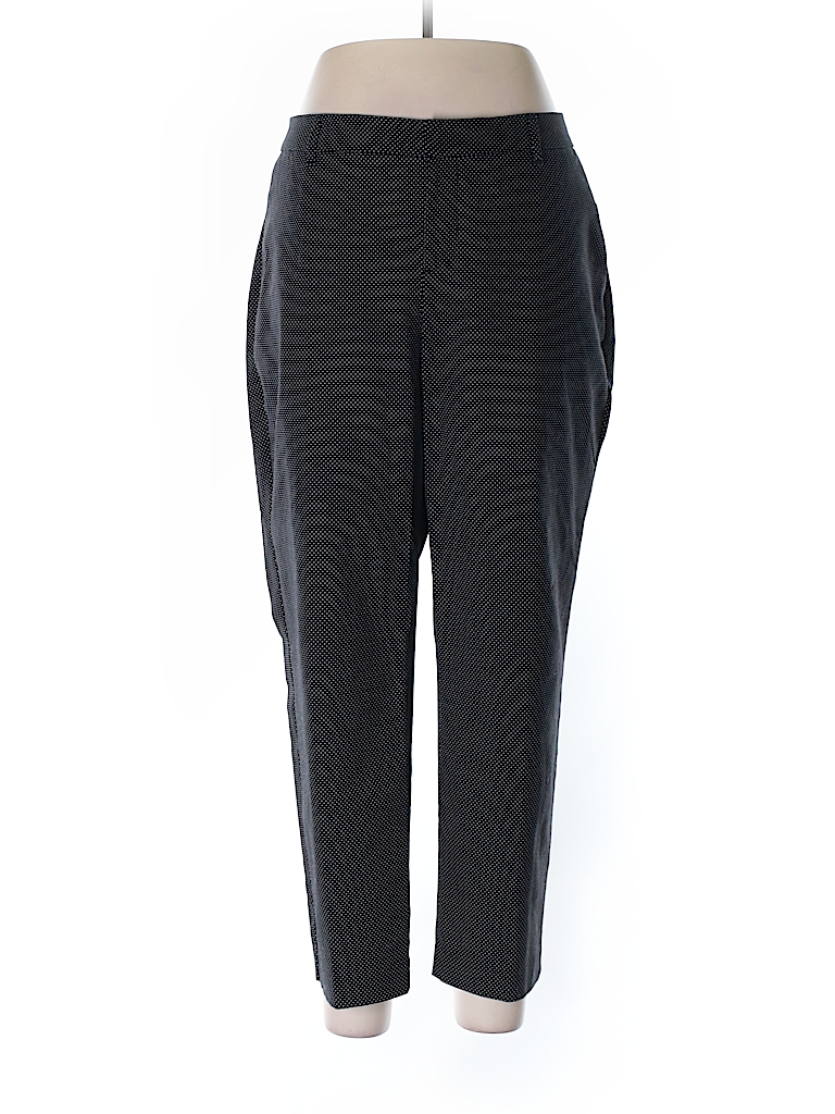 Old Navy 100% Cotton Print Black Dress Pants Size 14 - 73% off | thredUP