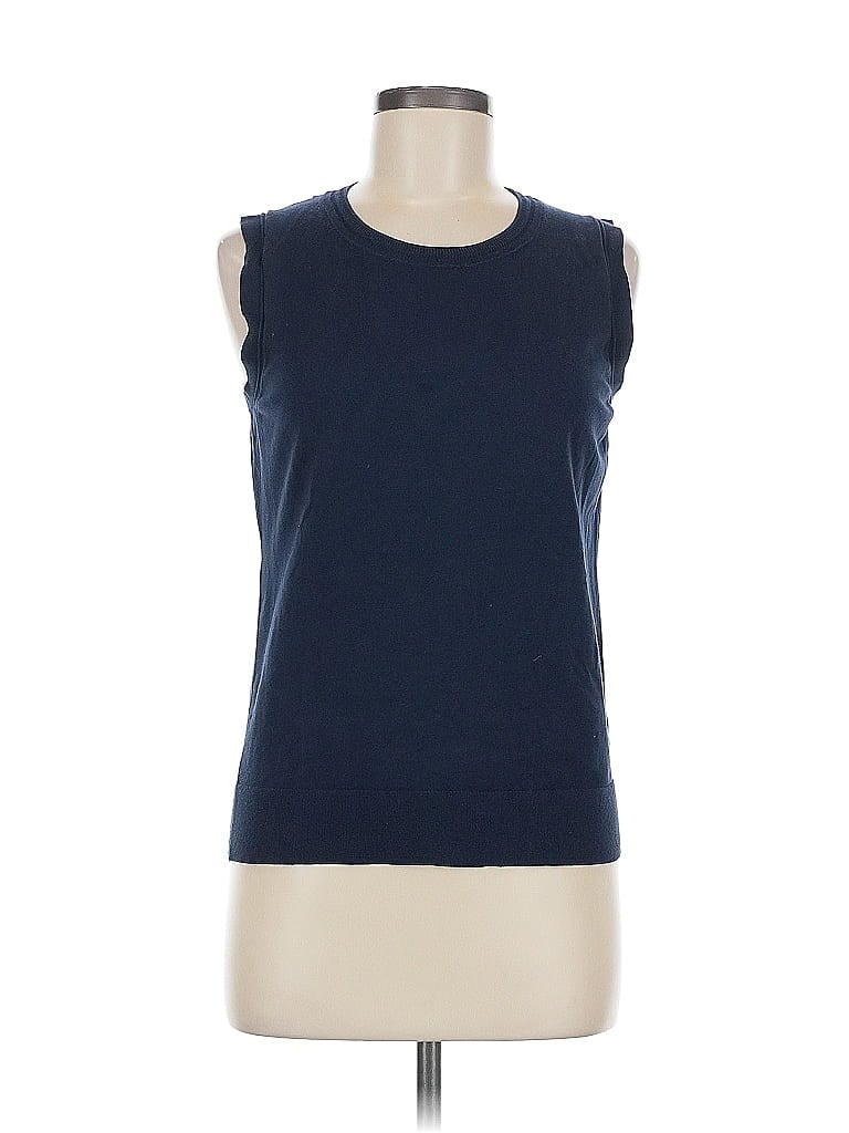 Pre-owned Banana Republic Sleeveless T-shirt In Blue