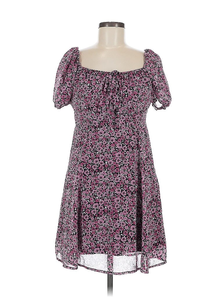 Pre-owned Mi Ami Casual Dress In Purple