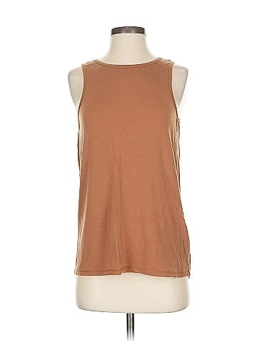 Paper Label Sleeveless T-Shirt (view 1)
