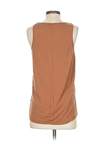 Paper Label Sleeveless T-Shirt (view 2)