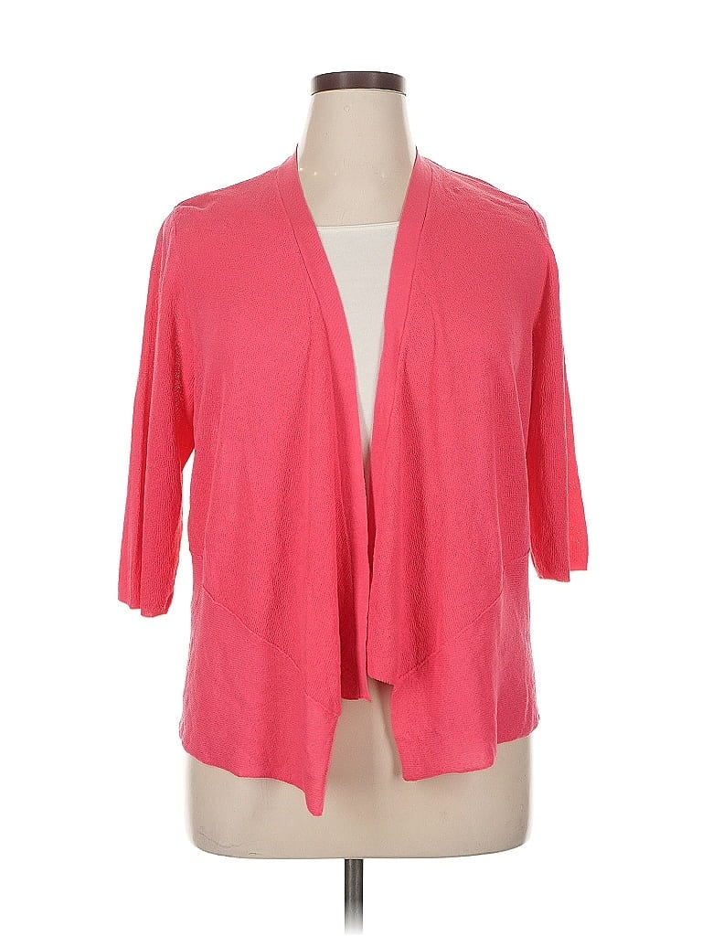 Pre-owned Alfani Cardigan Sweater In Pink