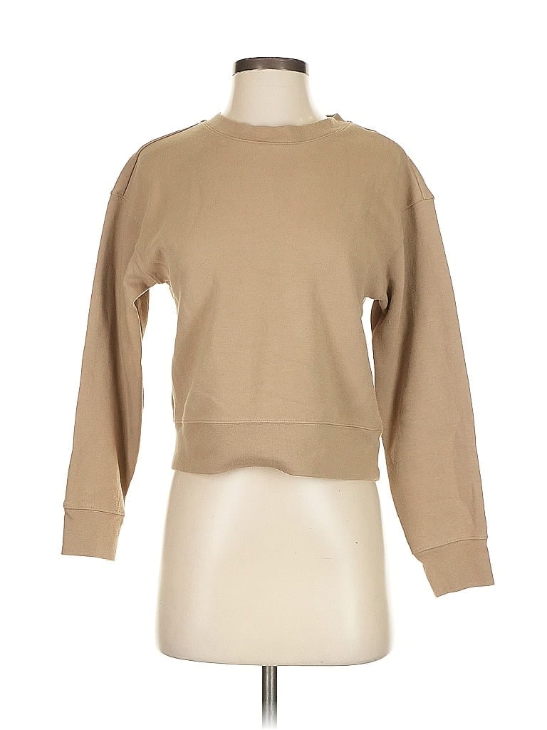 Pre-owned Uniqlo Sweatshirt In Brown