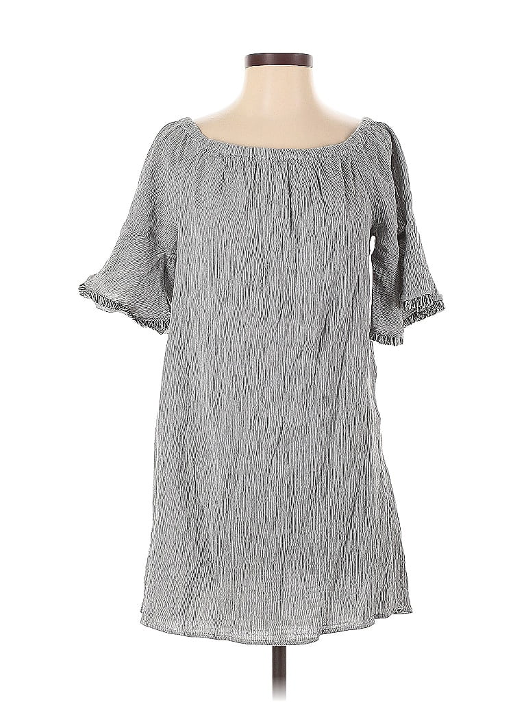 Pre-owned Loft Beach Casual Dress In Gray