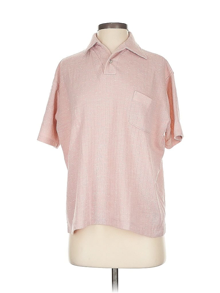 Pre-owned Assorted Brands Short Sleeve Polo Shirt In Pink