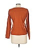 T Tahari Orange Brown Pullover Sweater Size L - photo 2