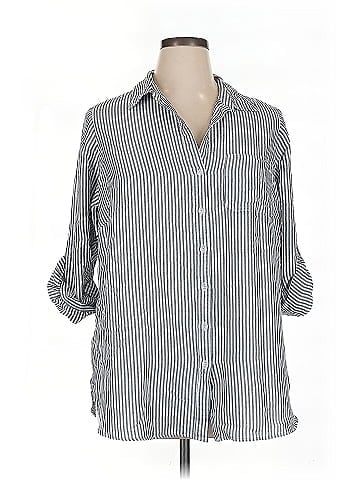 Velvet Heart 3/4 Sleeve Button-Down Shirt (view 1)