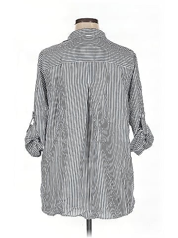 Velvet Heart 3/4 Sleeve Button-Down Shirt (view 2)