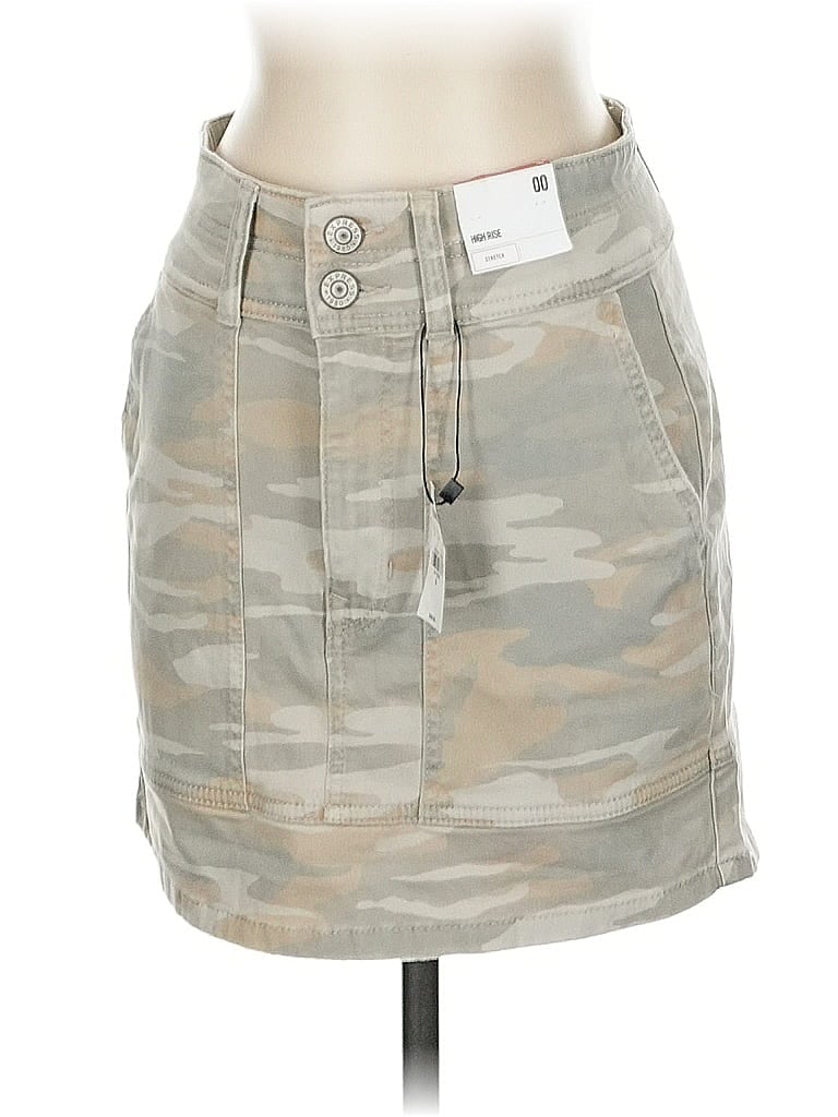 Express Casual Skirt In Neutral