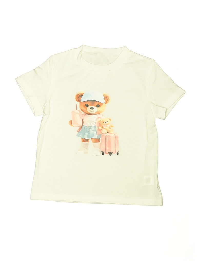 Pre-owned Shein Kids' Short Sleeve T-shirt In Green