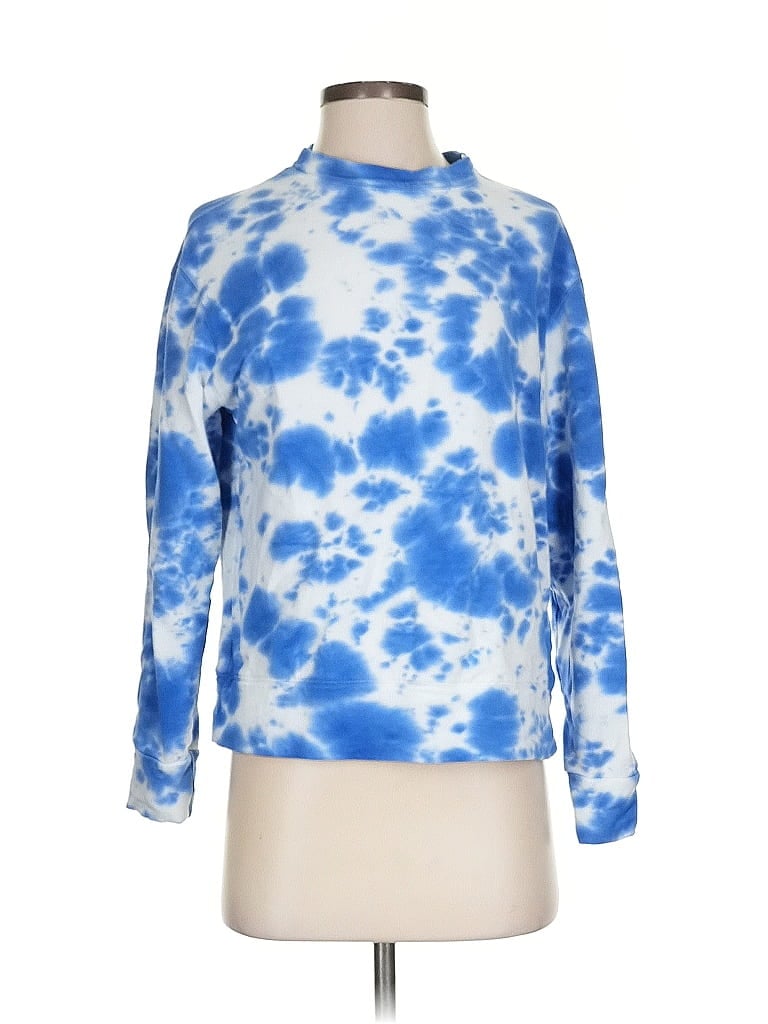 Pre-owned Monrow Pullover Sweater In Blue