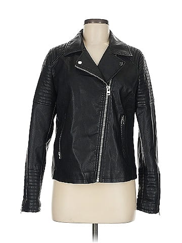Topshop Faux Leather Jacket (view 1)
