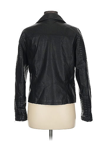 Topshop Faux Leather Jacket (view 2)