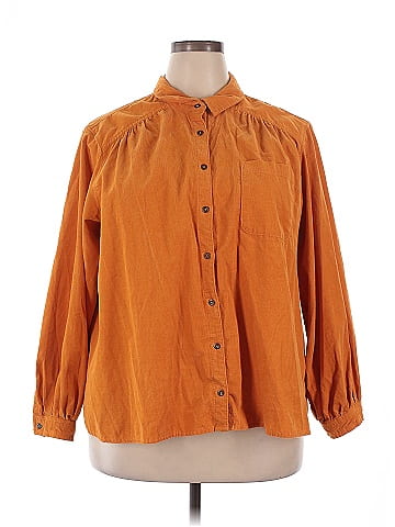 Pilcro by Anthropologie 3/4 Sleeve Button-Down Shirt (view 1)