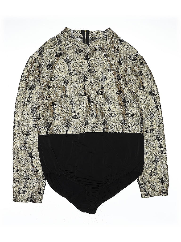 Pre-owned Good Time U.s.a. Los Angeles Bodysuit In Black