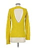 A.L.C. 100% Cotton Yellow Pullover Sweater Size S - photo 2