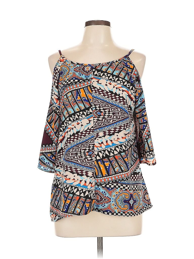 Pre-owned Miami Sleeveless Blouse In Blue