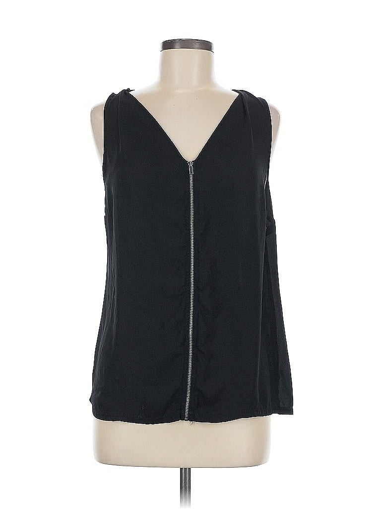 Pre-owned Inc International Concepts Sleeveless Blouse In Black