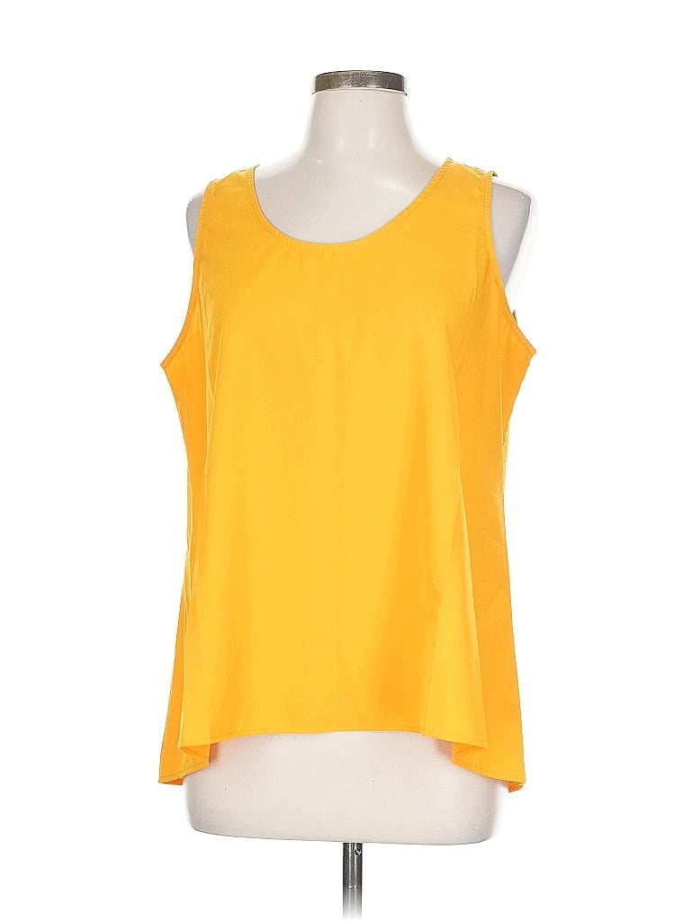 CHICME Pre-owned Sleeveless Blouse In Yellow