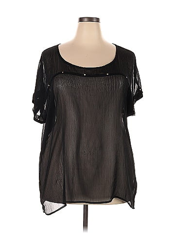 Eyeshadow Short Sleeve Blouse (view 1)
