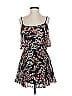 Bebe Floral Blue Casual Dress Size XS - photo 1
