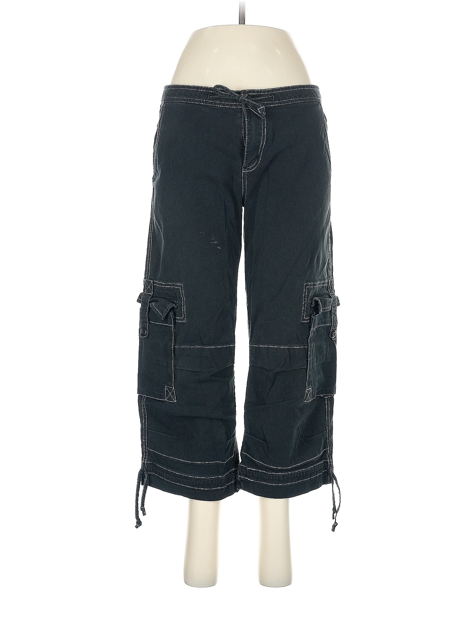 PrAna Blue Black Cargo Pants Size 8