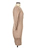 Le Lis Solid Tan Casual Dress Size M - photo 4