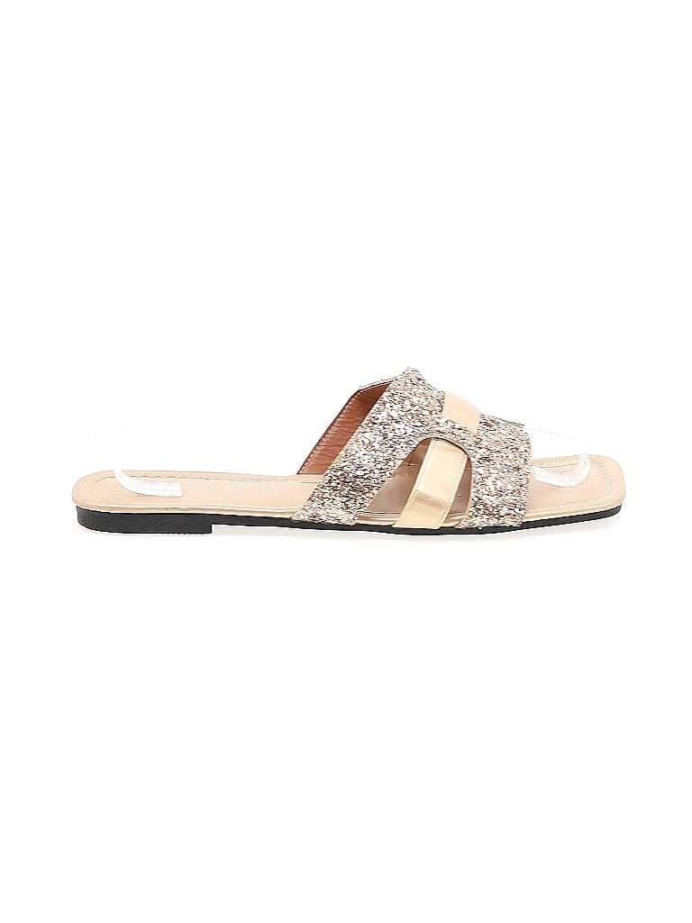 Pre-owned Unbranded Sandals In Gold